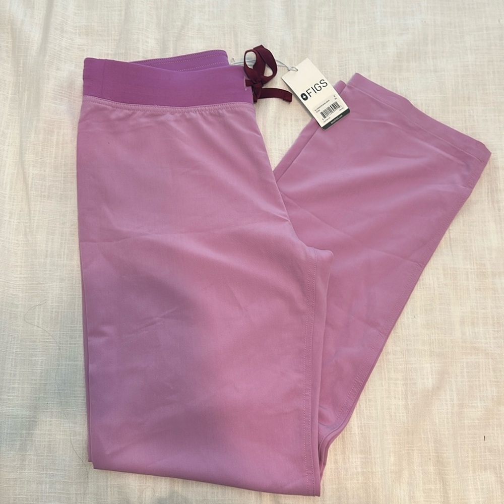 Figs Scrubs - Livingston Basic Scrub Pants - Small / Dusk